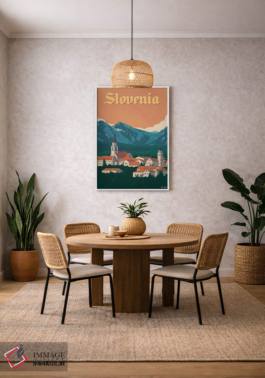 تابلو دکوراتیو اسلوونی اثر ایدیااستورم استودیوز - D3W