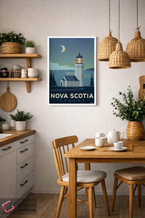 تابلو دکوراتیو نوا اسکوشیا اثر ایدیااستورم استودیوز - D4W