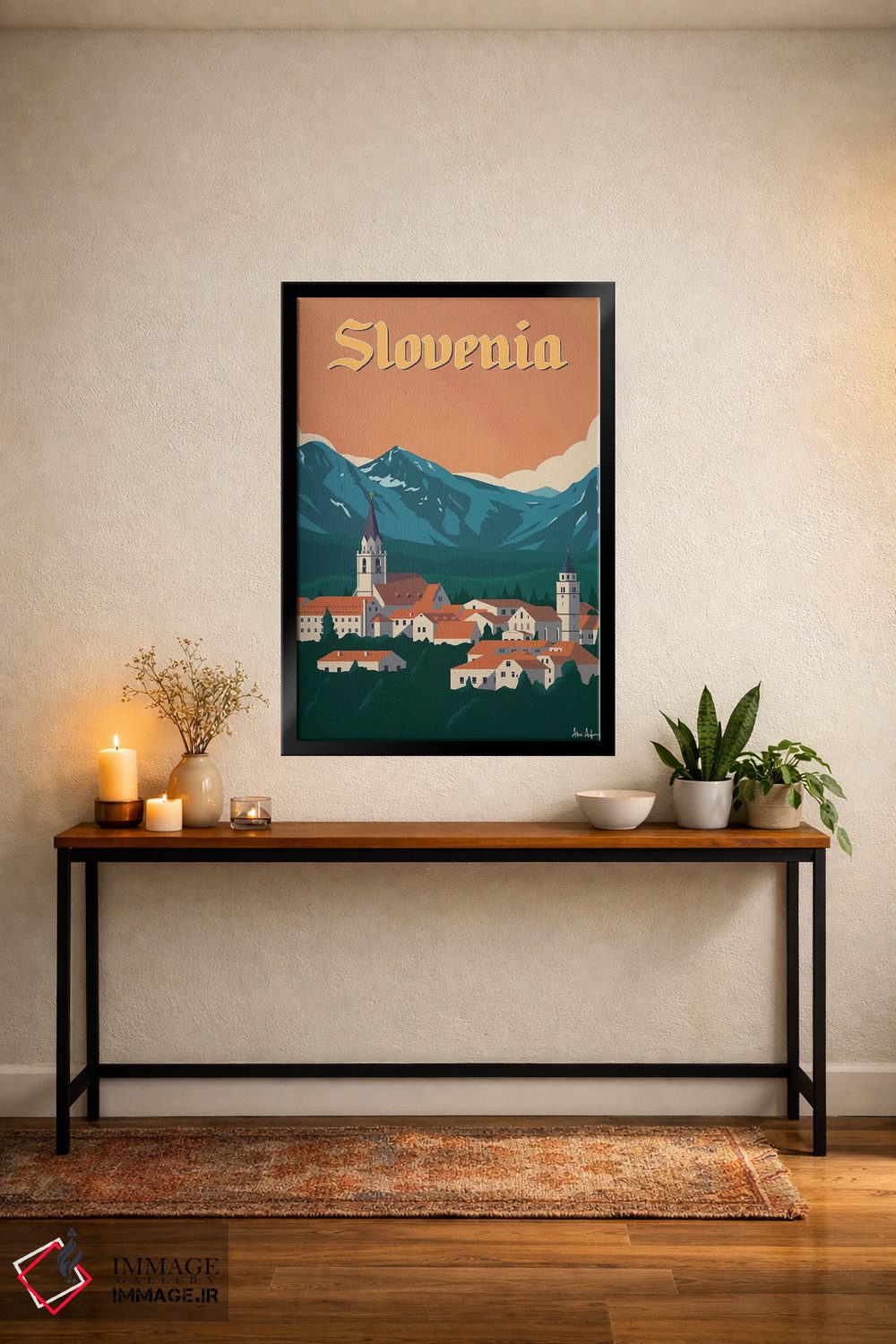 تابلو دکوراتیو اسلوونی اثر ایدیااستورم استودیوز - D5B