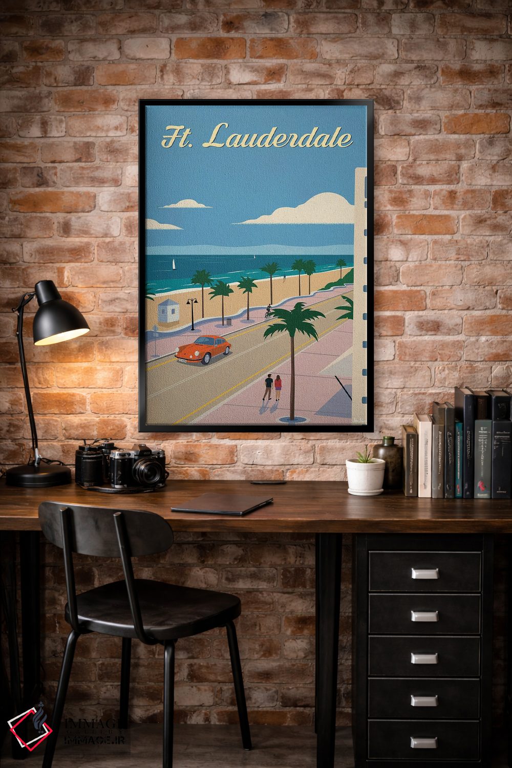 تابلو دکوراتیو فورت لادردیل اثر ایدیااستورم استودیوز - D4B