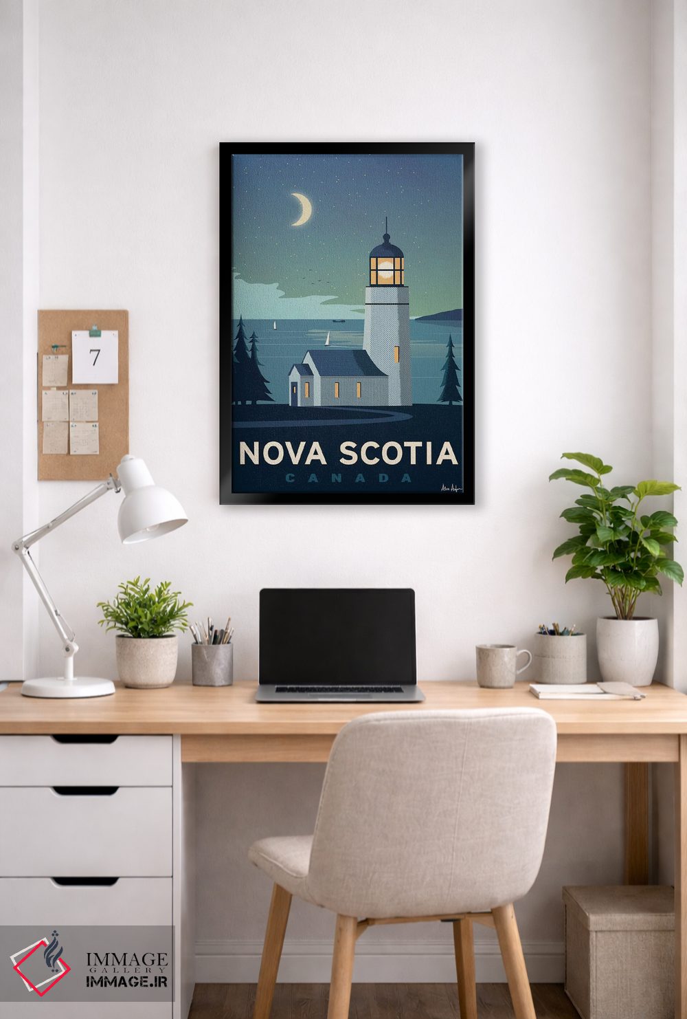 تابلو دکوراتیو نوا اسکوشیا اثر ایدیااستورم استودیوز - D5B