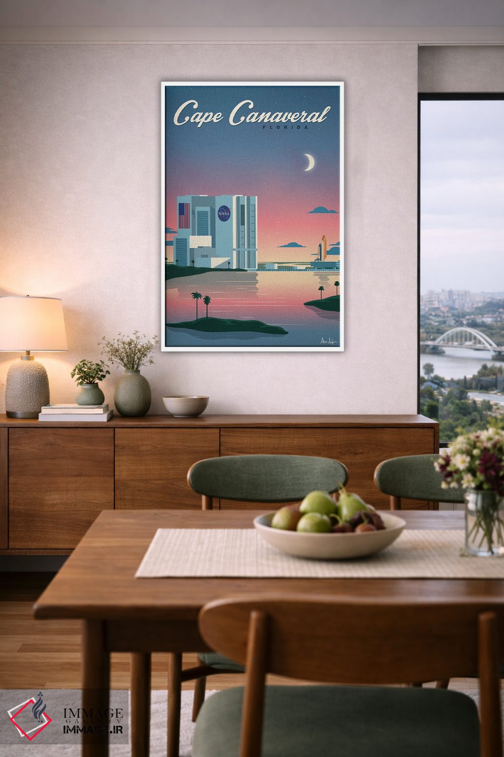 تابلو دکوراتیو پوستر دماغه کاناورال اثر ایدیااستورم استودیوز - D6W