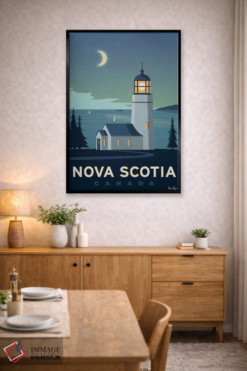 تابلو دکوراتیو نوا اسکوشیا اثر ایدیااستورم استودیوز - D6B