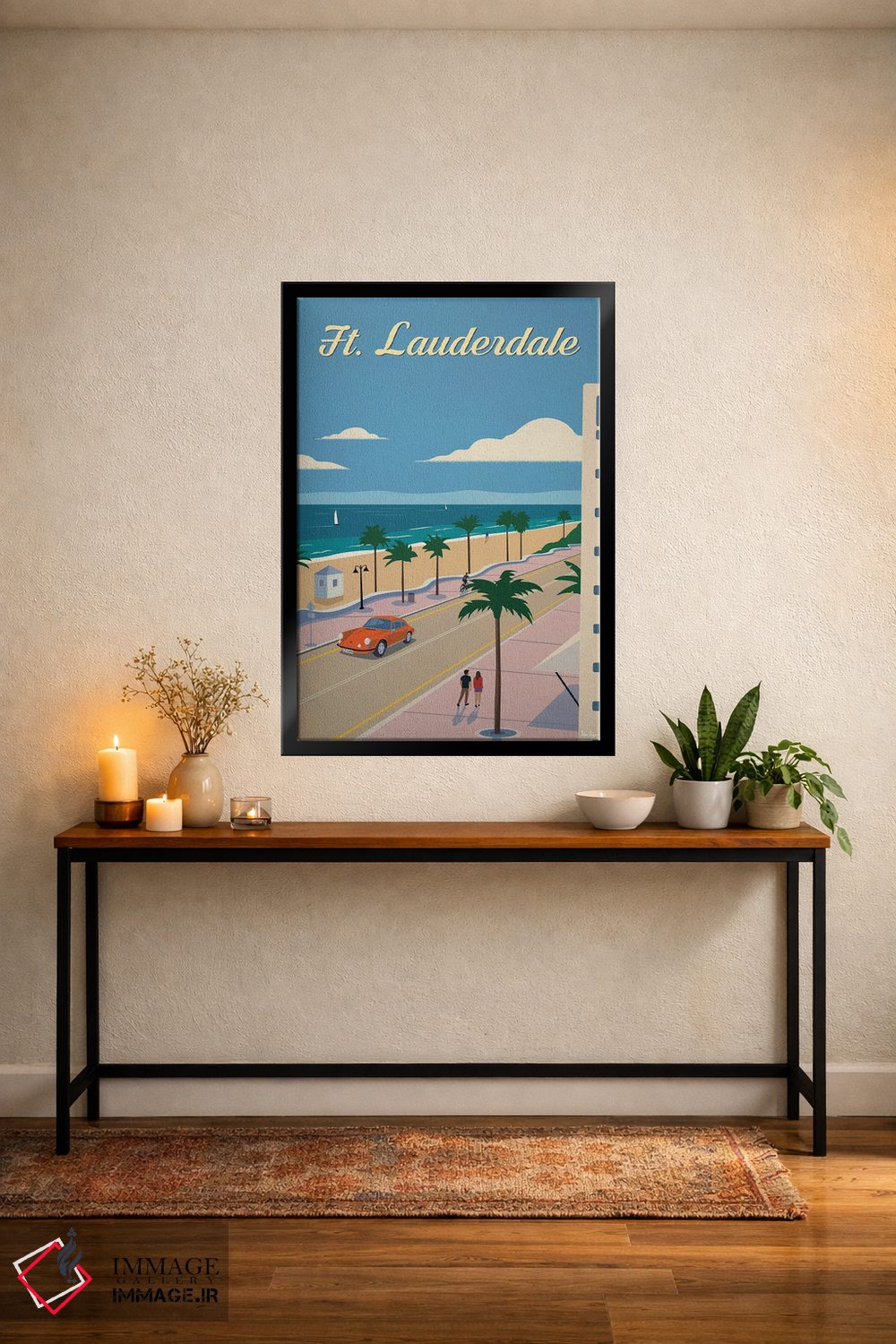 تابلو دکوراتیو فورت لادردیل اثر ایدیااستورم استودیوز - D5B