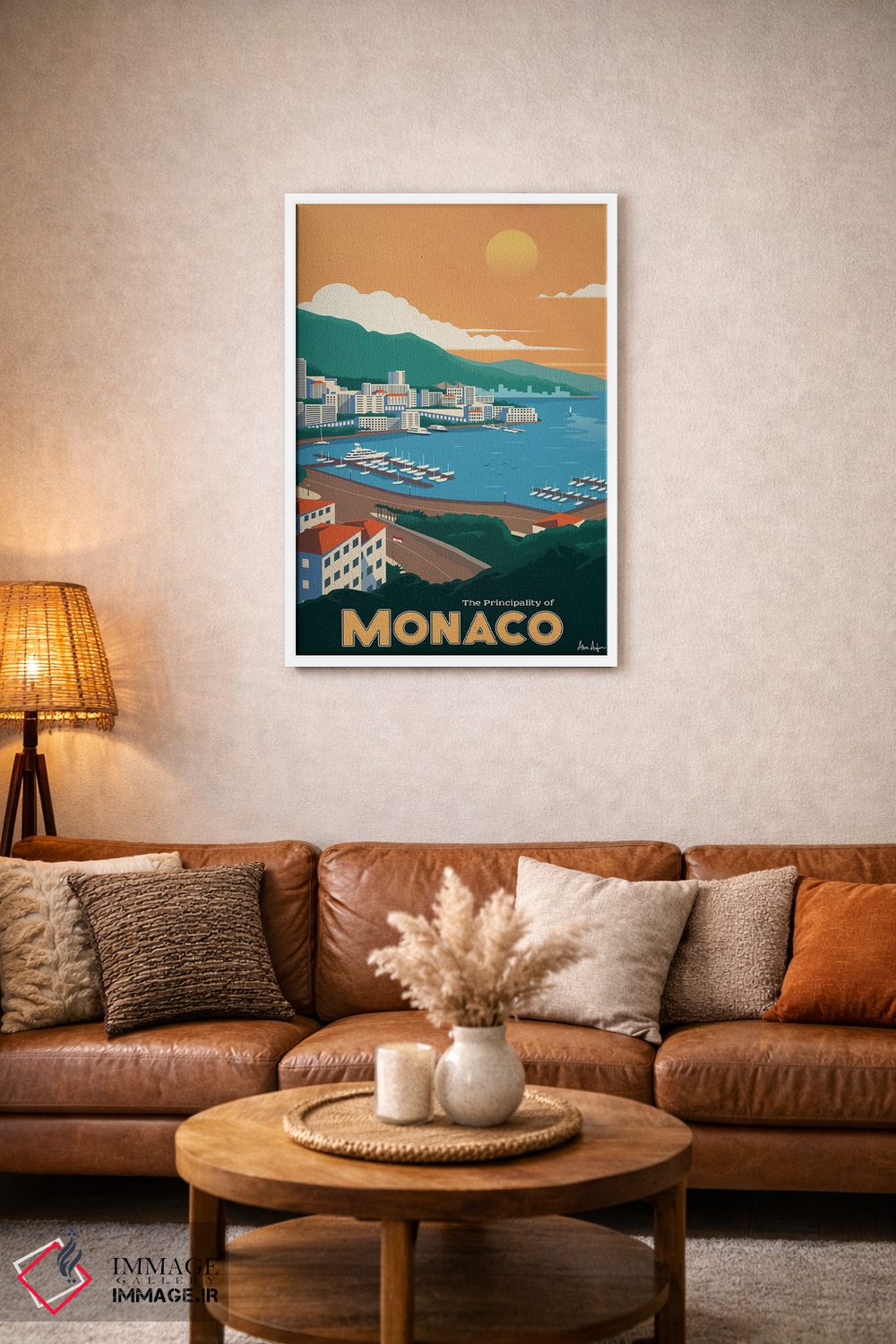 تابلو دکوراتیو موناکو اثر ایدیااستورم استودیوز - D2W