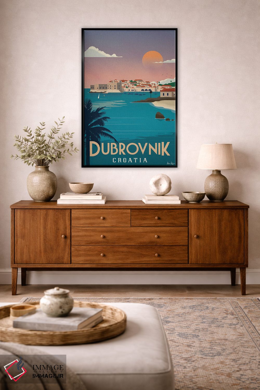 تابلو دکوراتیو دوبروونیک اثر ایدیااستورم استودیوز - D4B