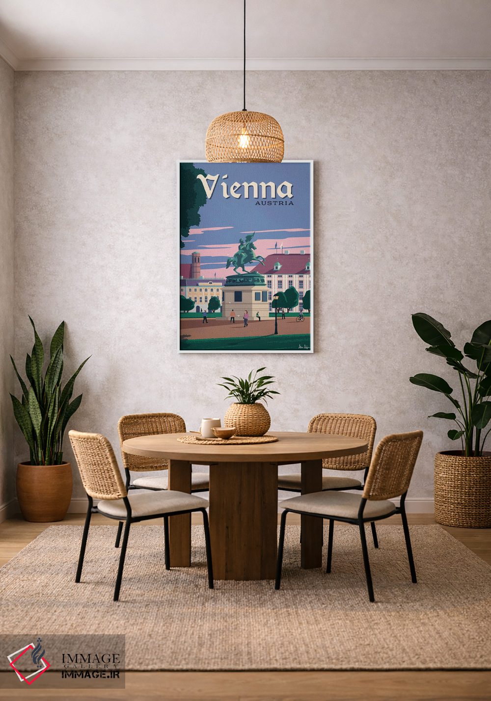 تابلو دکوراتیو وین اثر ایدیااستورم استودیوز - D2W