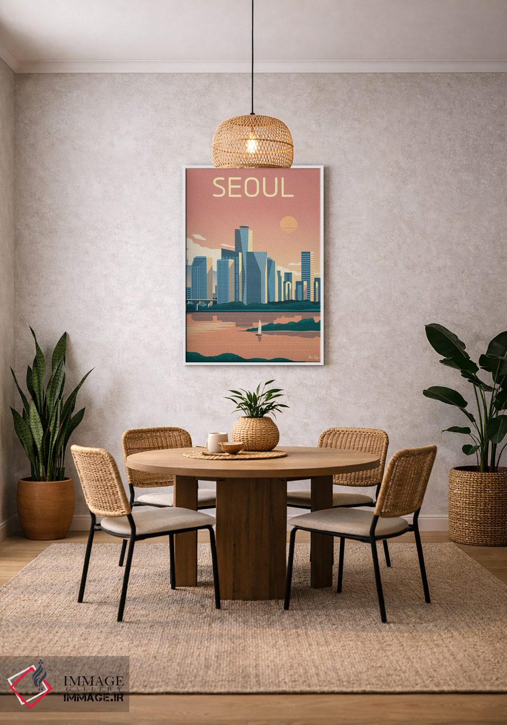 تابلو دکوراتیو سئول اثر ایدیااستورم استودیوز - D3W