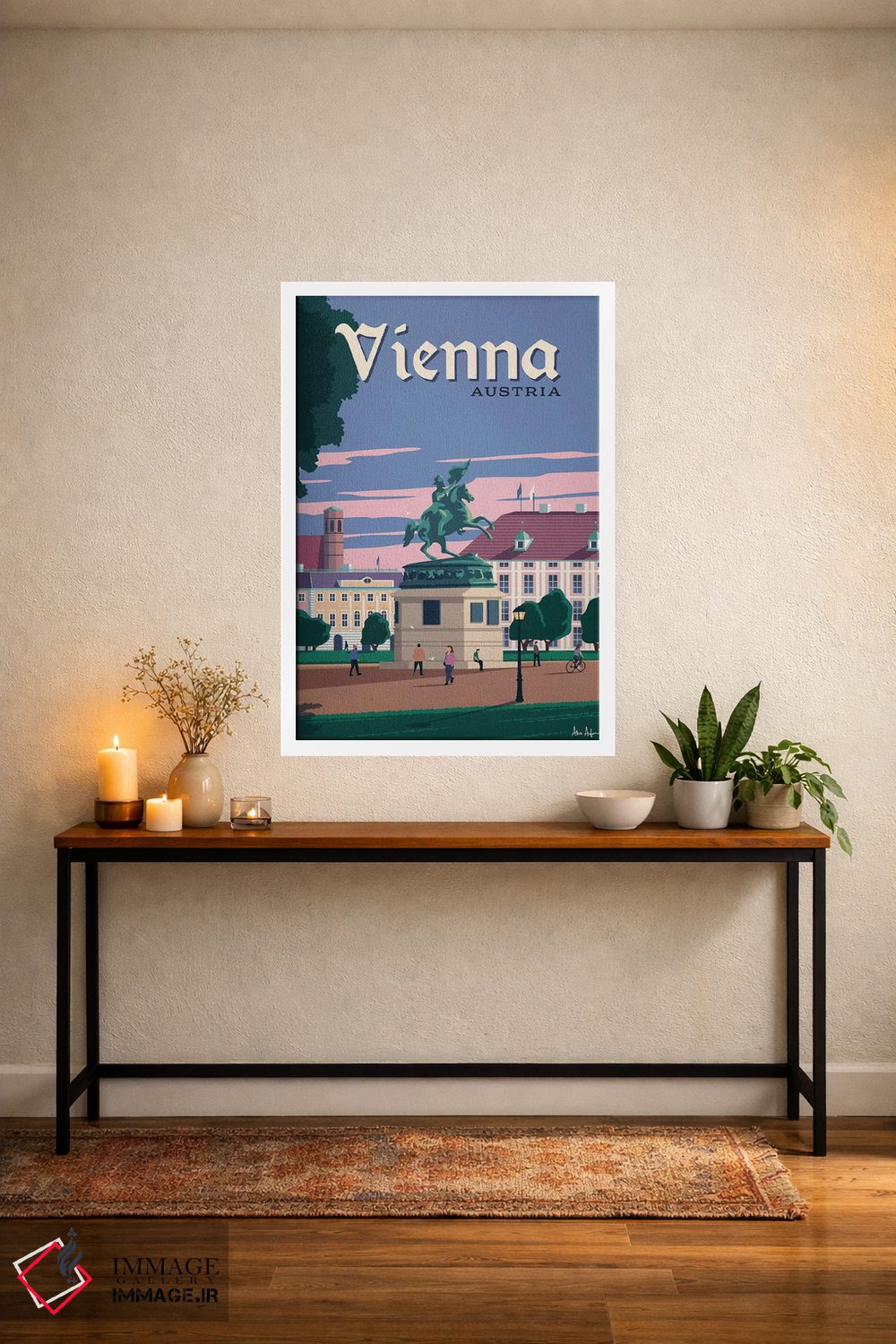 تابلو دکوراتیو وین اثر ایدیااستورم استودیوز - D3W