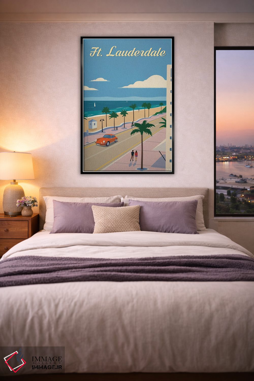 تابلو دکوراتیو فورت لادردیل اثر ایدیااستورم استودیوز - D6B