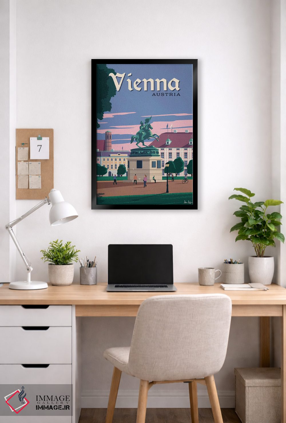 تابلو دکوراتیو وین اثر ایدیااستورم استودیوز - D5B