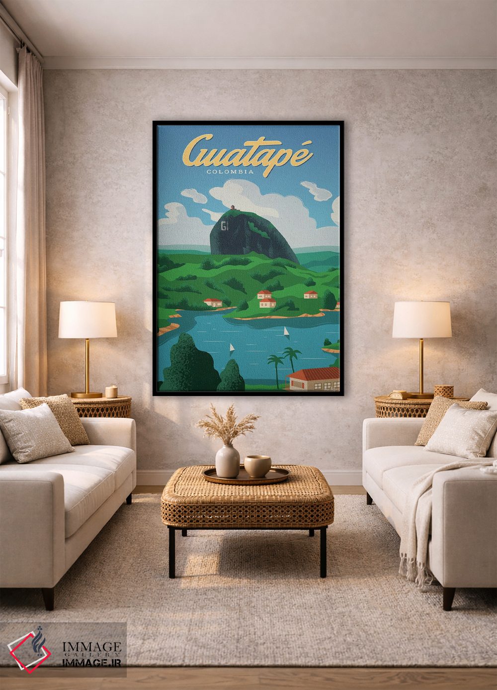 تابلو دکوراتیو گواتاپه اثر ایدیااستورم استودیوز - D1B
