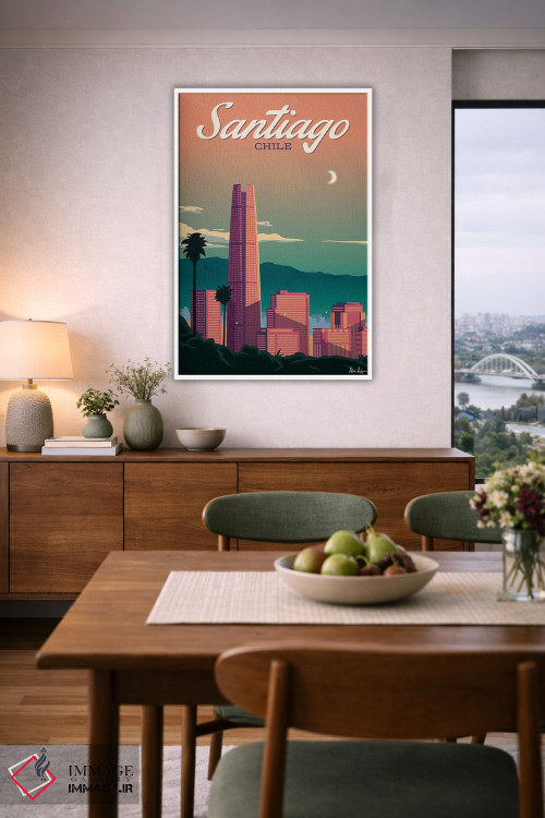 تابلو دکوراتیو سانتیاگو اثر ایدیااستورم استودیوز - D5W