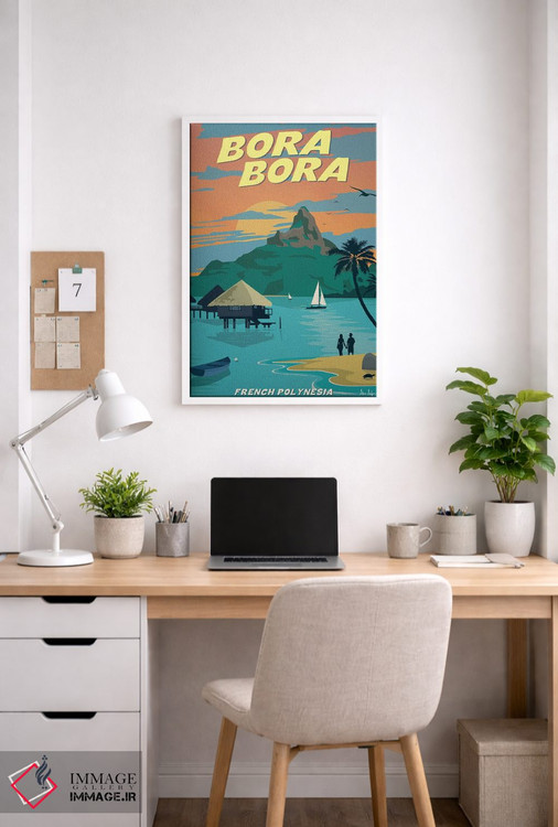 تابلو دکوراتیو بورا بورا اثر ایدیااستورم استودیوز - D2W