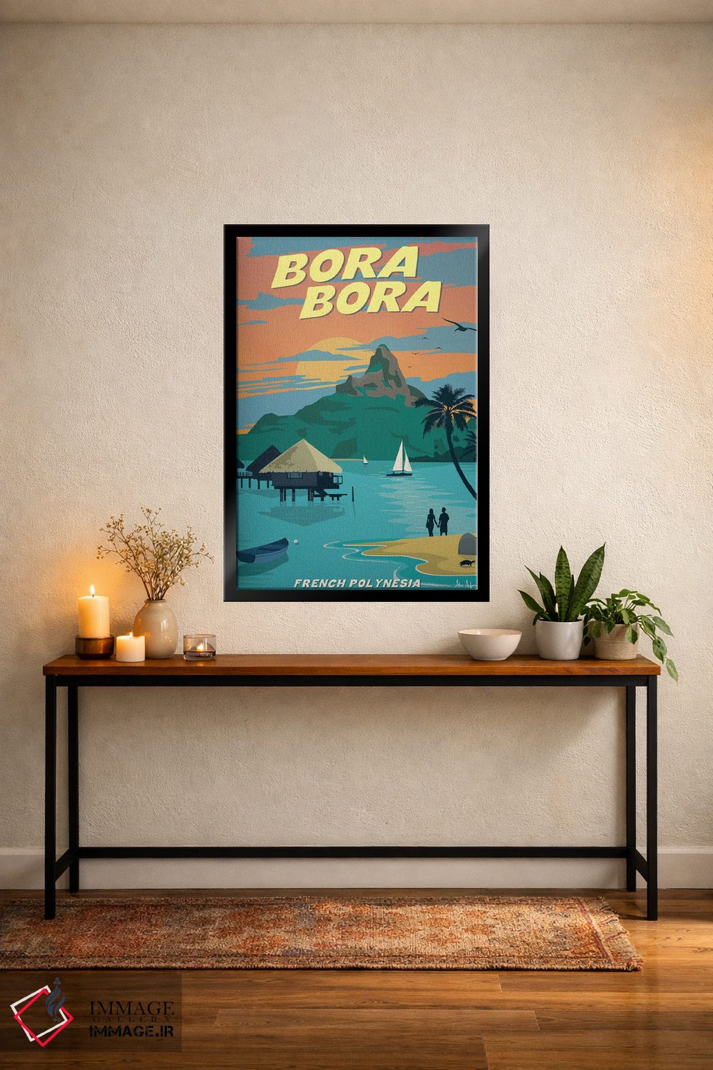 تابلو دکوراتیو بورا بورا اثر ایدیااستورم استودیوز - D5B