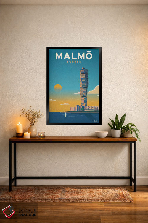 تابلو دکوراتیو مالمو اثر ایدیااستورم استودیوز - D4B