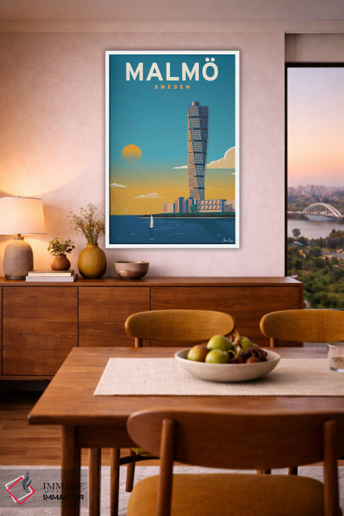 تابلو دکوراتیو مالمو اثر ایدیااستورم استودیوز - D5W