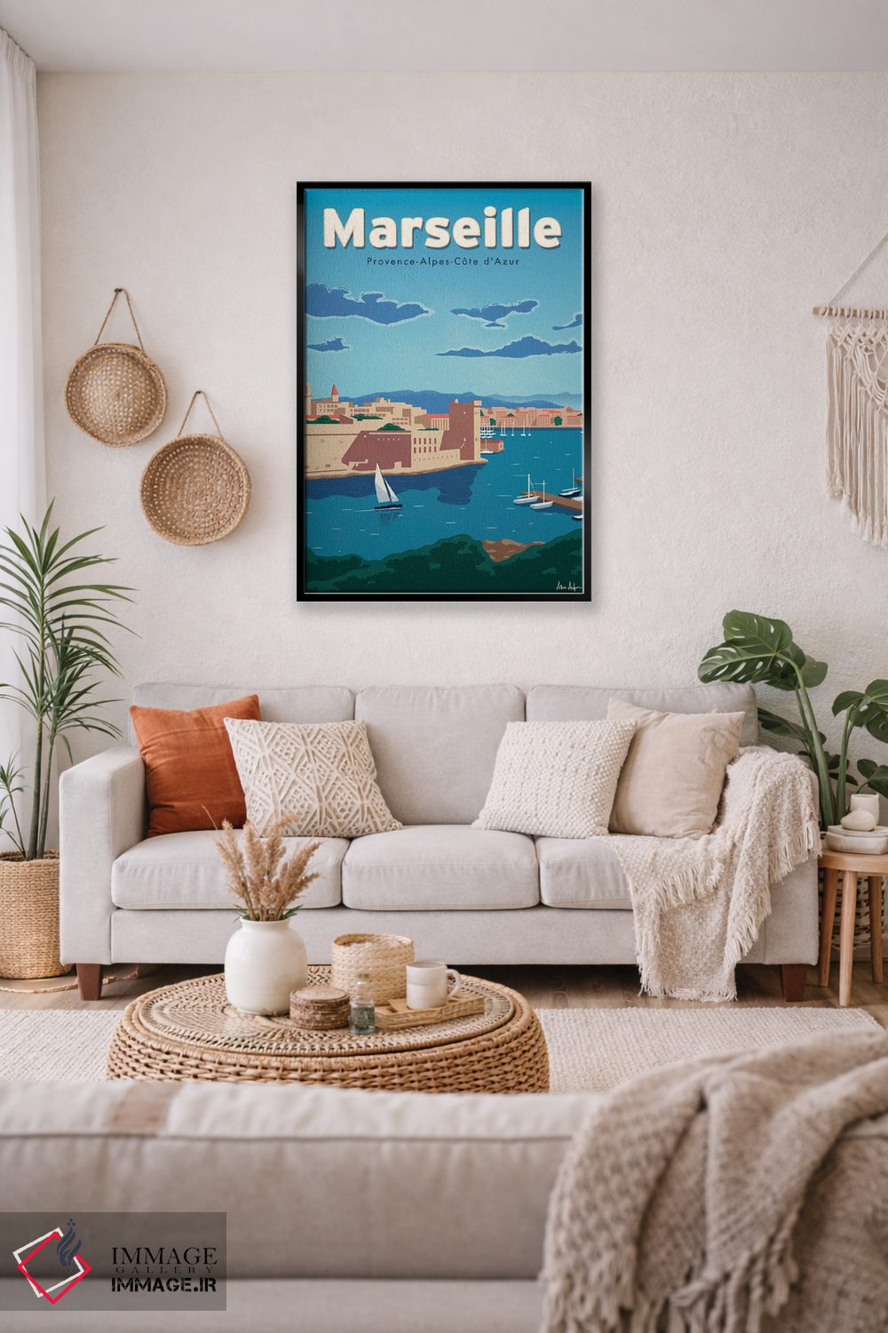 تابلو دکوراتیو مارسی IDS118 - "Malmo",مالمو اثر ایدیااستورم استودیوز - D5B