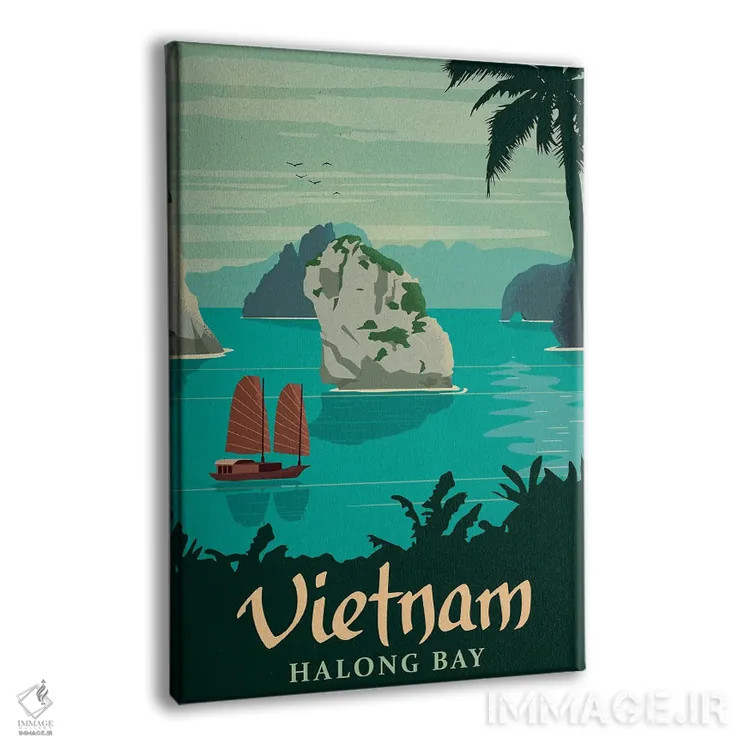 تابلو دکوراتیو ویتنام اثر ایدیااستورم استودیوز - نمای پرسپکتیو محصول