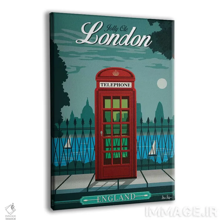 تابلو دکوراتیو لندن اثر ایدیااستورم استودیوز - نمای پرسپکتیو محصول