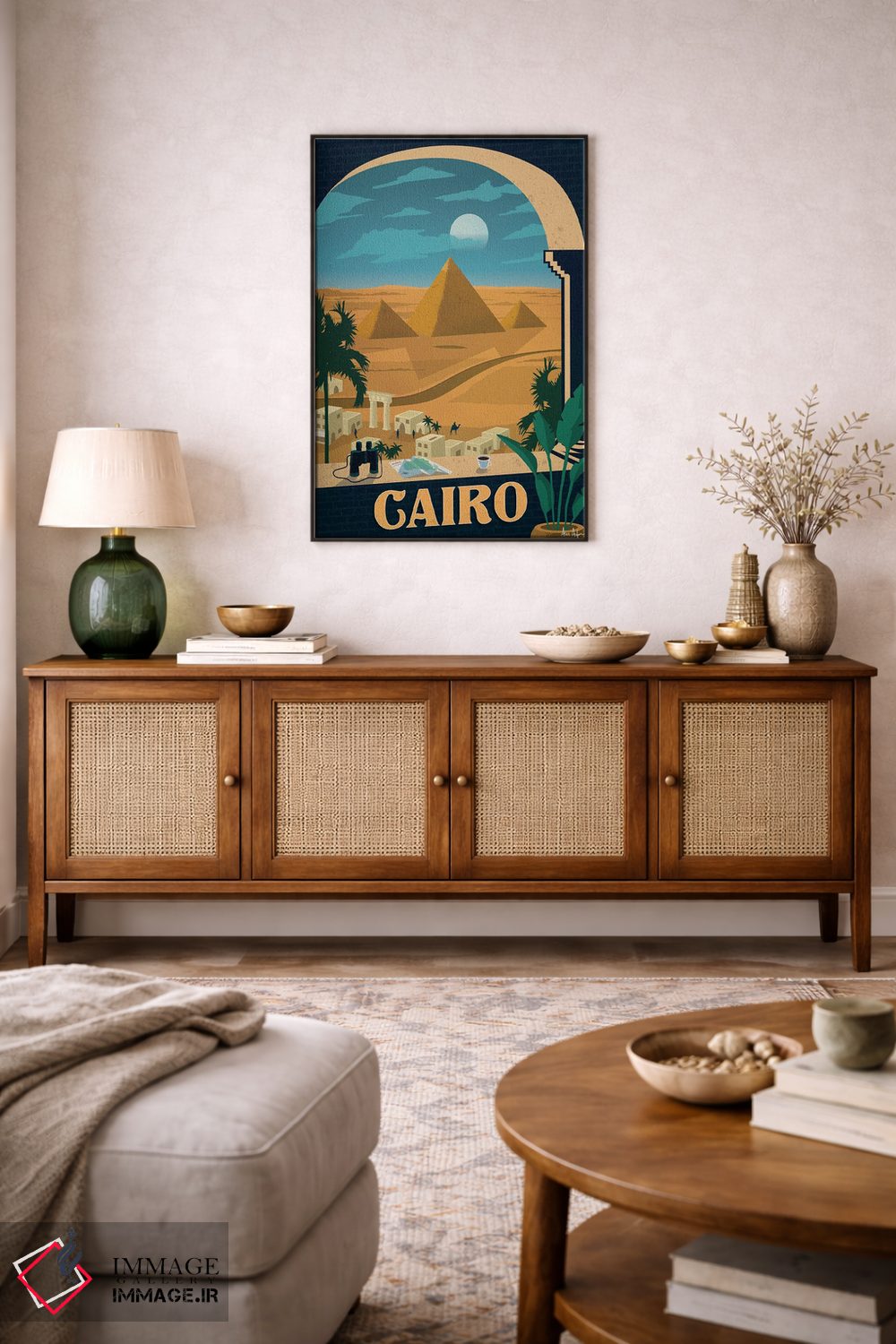 تابلو دکوراتیو قاهره اثر ایدیااستورم استودیوز - D4B
