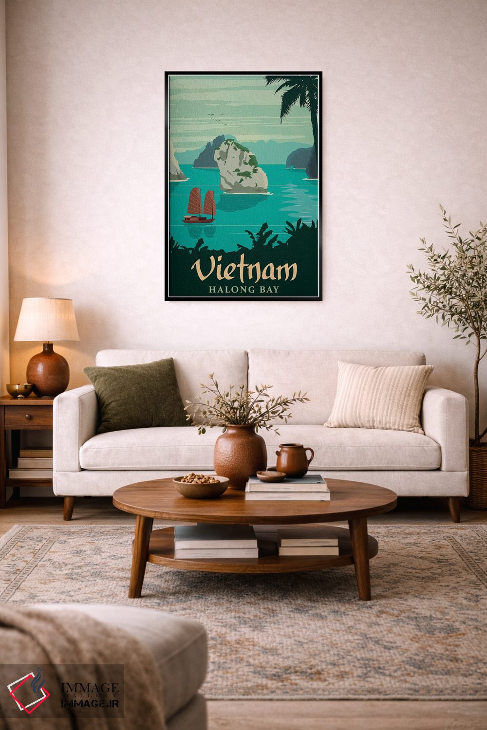 تابلو دکوراتیو ویتنام اثر ایدیااستورم استودیوز - D5B