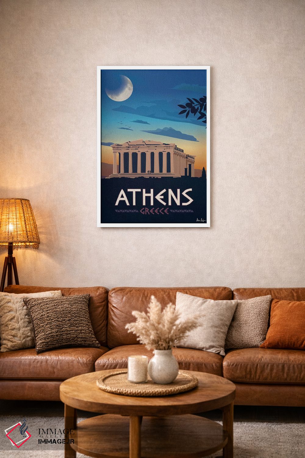 تابلو دکوراتیو آتن اثر ایدیااستورم استودیوز - D2W