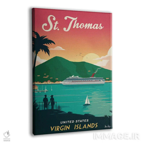 تابلو دکوراتیو سنت توماس اثر ایدیااستورم استودیوز - نمای پرسپکتیو محصول