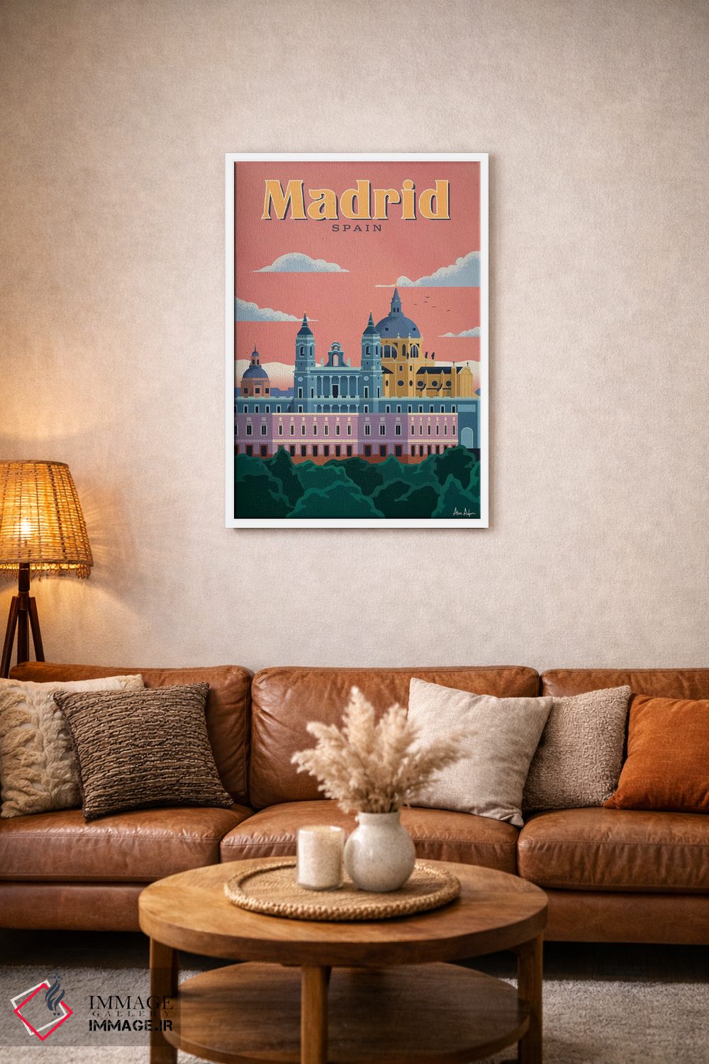 تابلو دکوراتیو مادرید اثر ایدیااستورم استودیوز - D1W