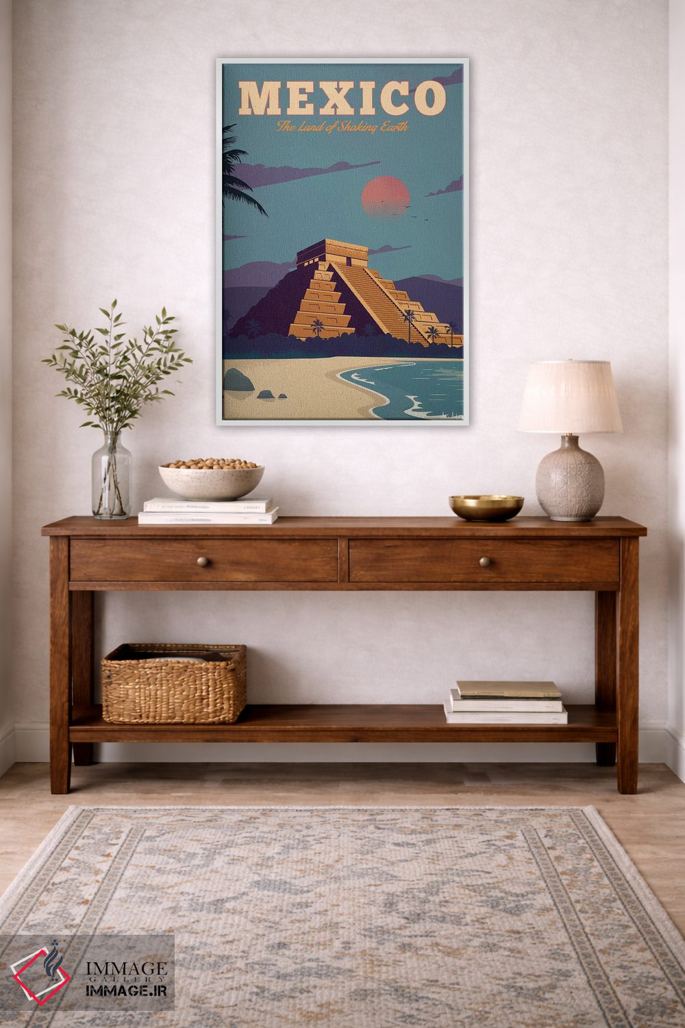 تابلو دکوراتیو مکزیک اثر ایدیااستورم استودیوز - D3W