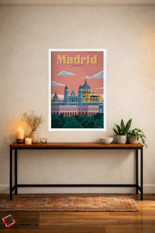 تابلو دکوراتیو مادرید اثر ایدیااستورم استودیوز - D3W