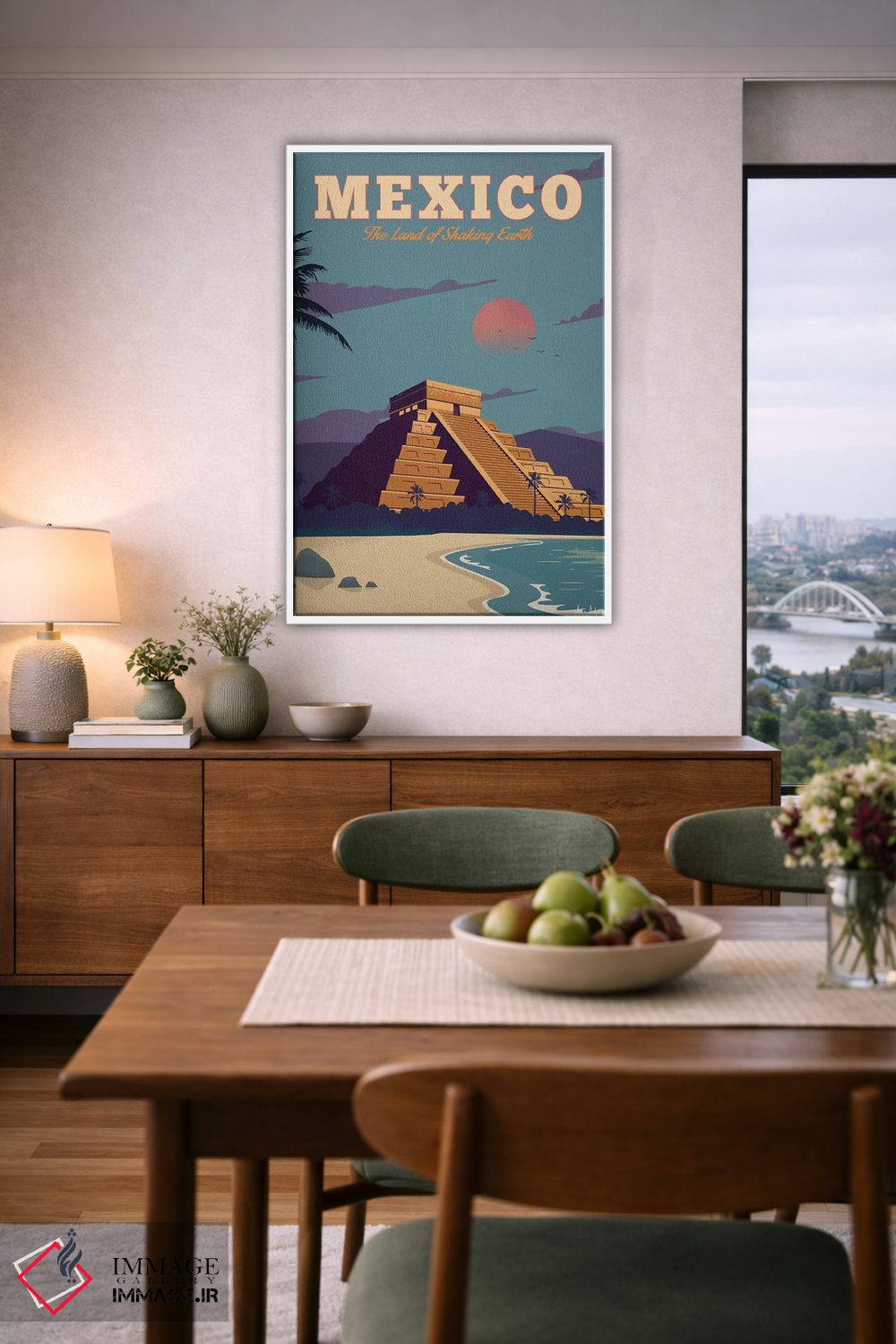 تابلو دکوراتیو مکزیک اثر ایدیااستورم استودیوز - D5W