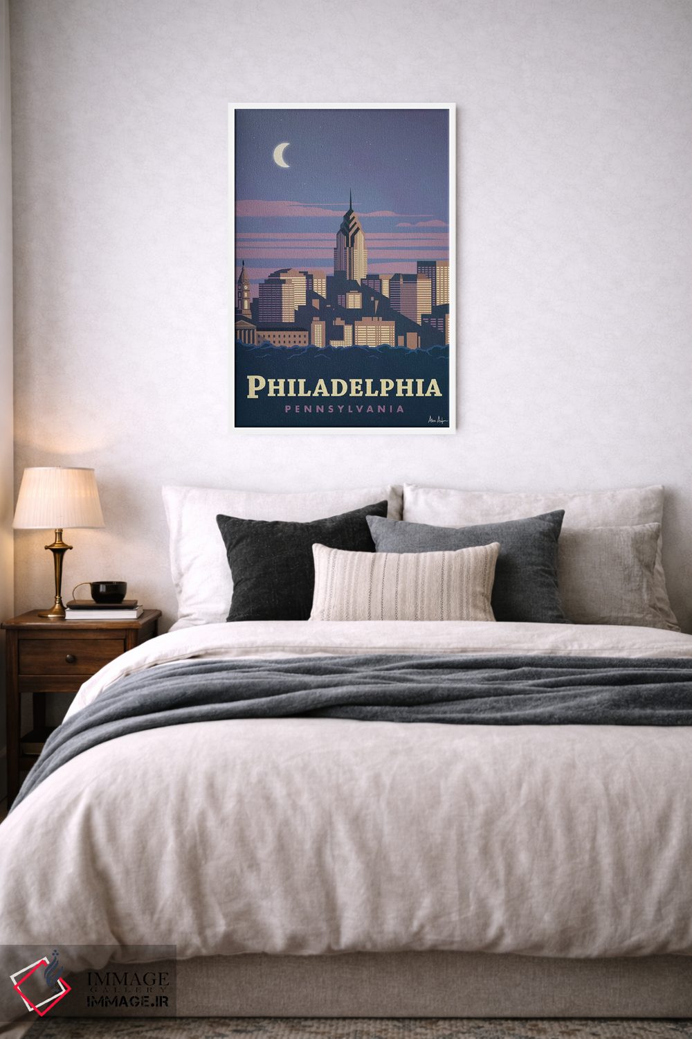 تابلو دکوراتیو فیلادلفیا اثر ایدیااستورم استودیوز - D6W