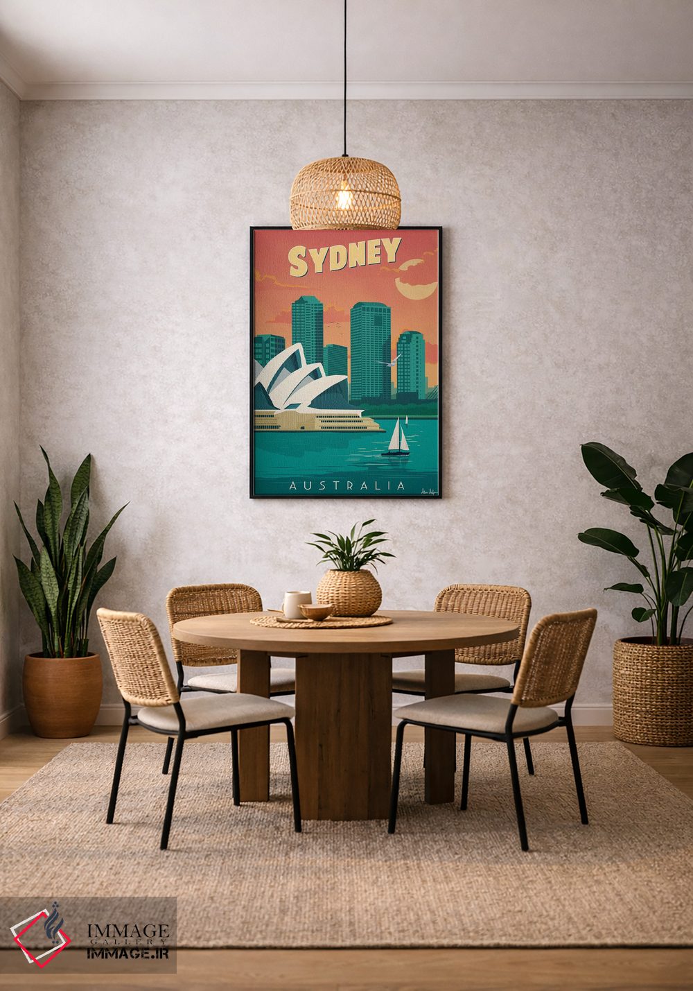 تابلو دکوراتیو سیدنی اثر ایدیااستورم استودیوز - D4B