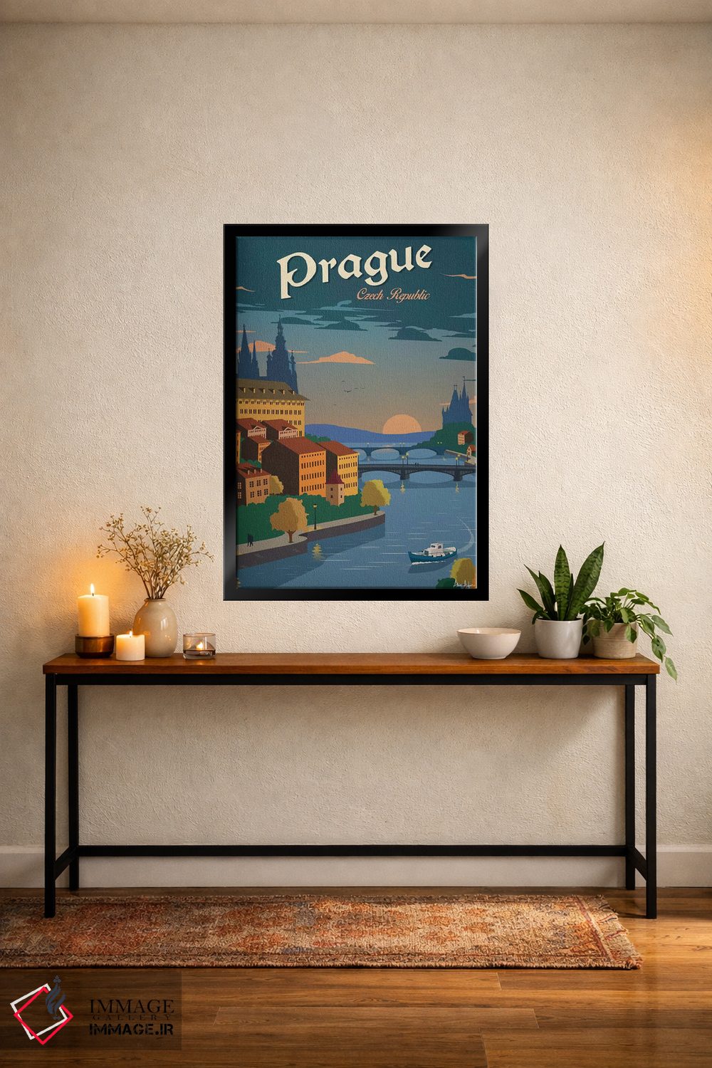 تابلو دکوراتیو پراگ اثر ایدیااستورم استودیوز - D5B