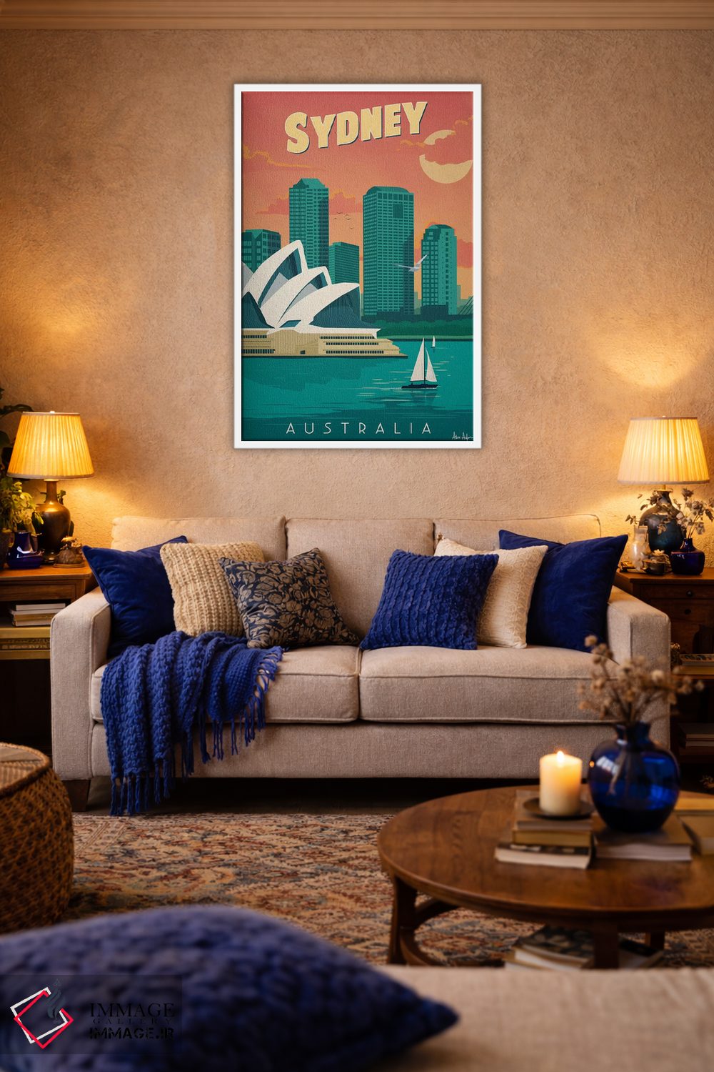 تابلو دکوراتیو سیدنی اثر ایدیااستورم استودیوز - D3W