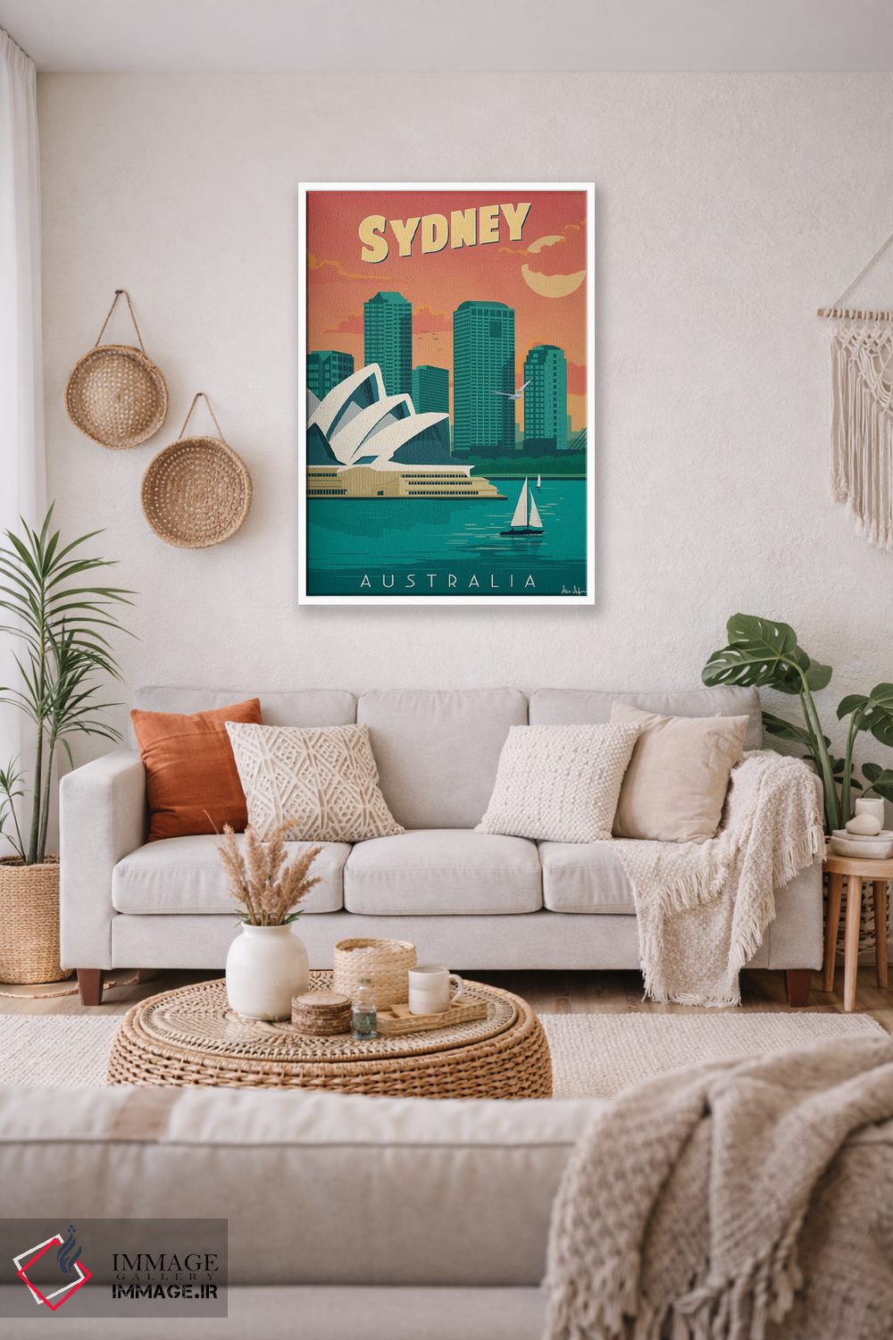 تابلو دکوراتیو سیدنی اثر ایدیااستورم استودیوز - D2W