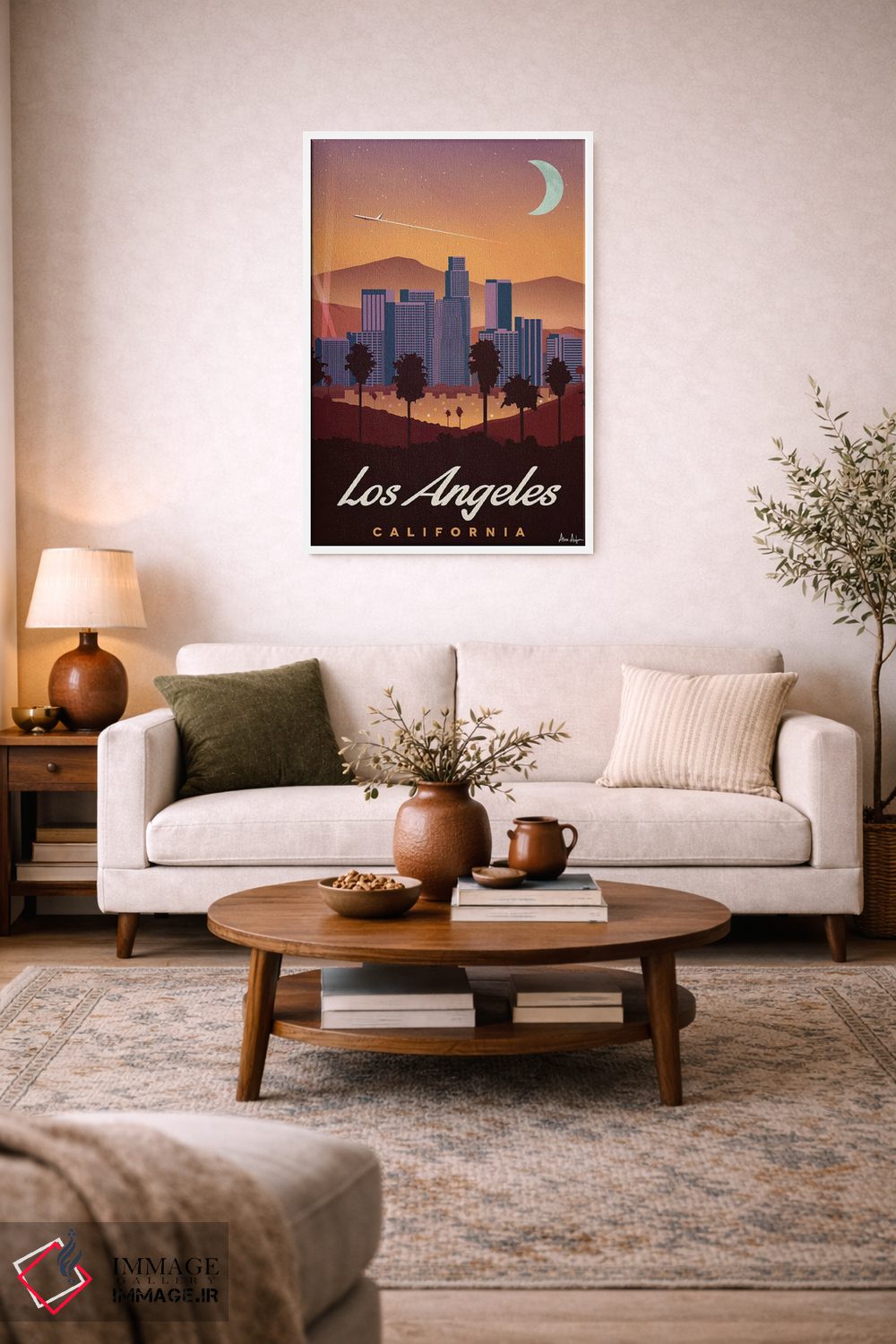 تابلو دکوراتیو لس آنجلس اثر ایدیااستورم استودیوز - D2W