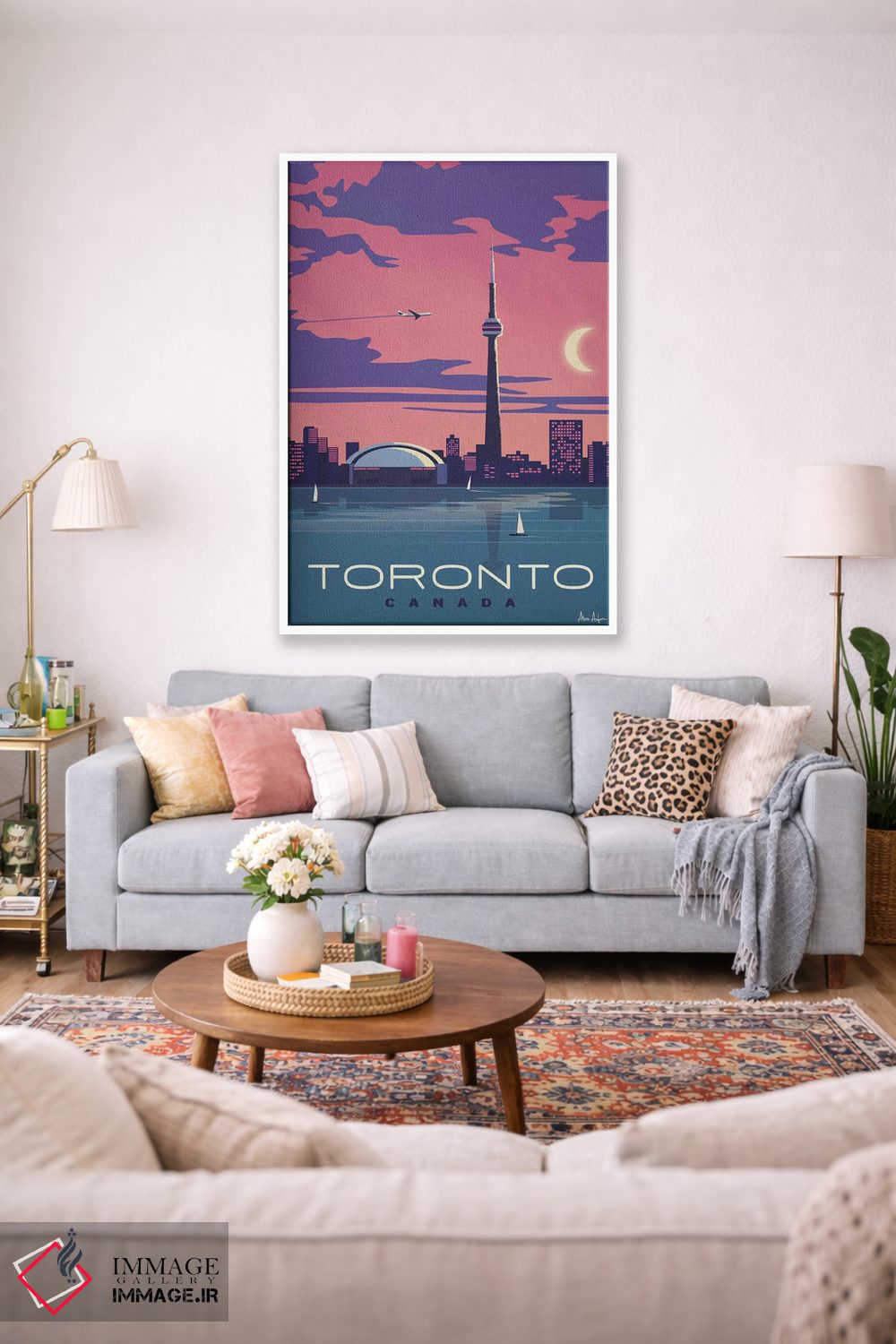 تابلو دکوراتیو تورنتو اثر ایدیااستورم استودیوز - D1W