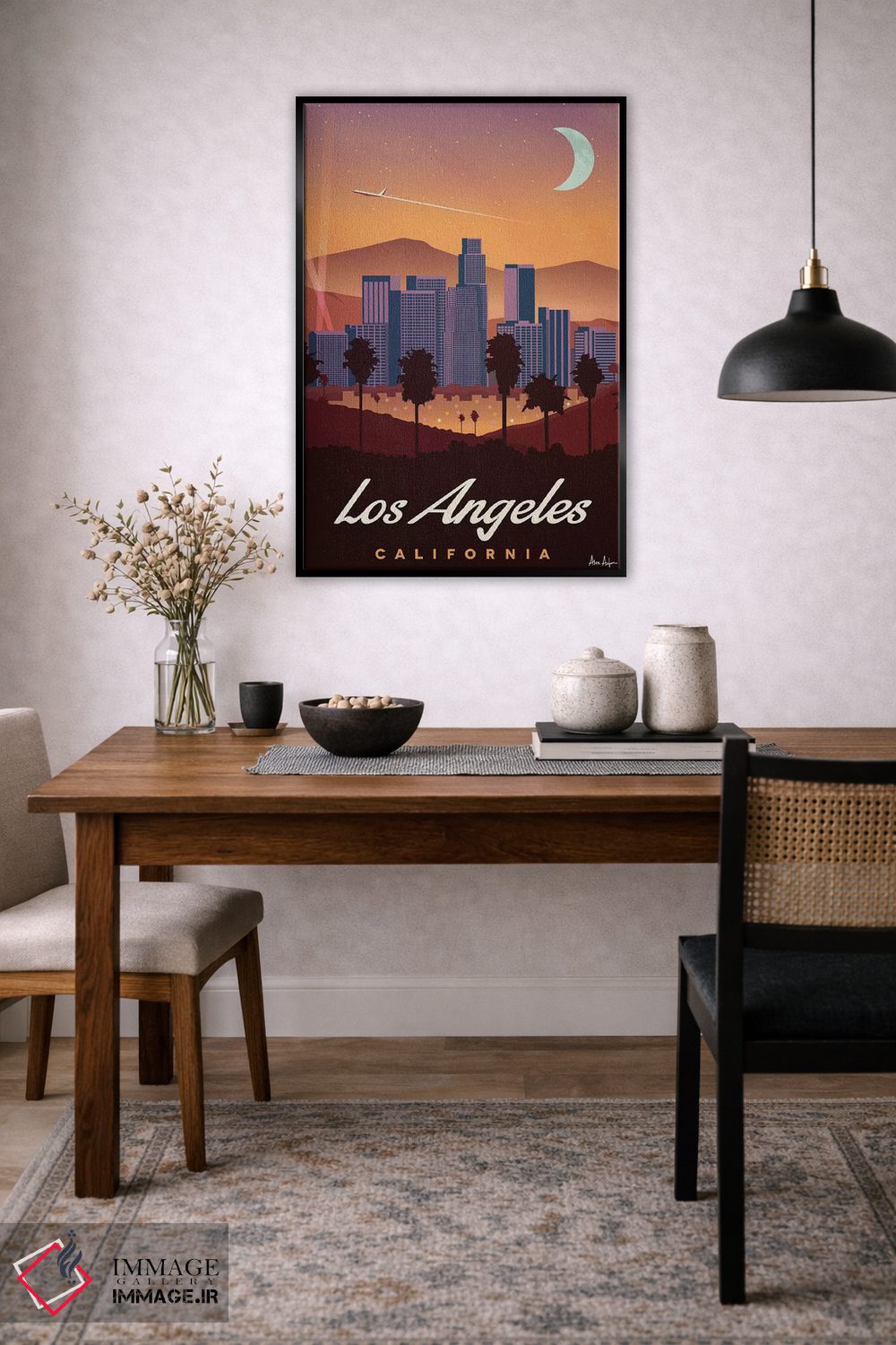 تابلو دکوراتیو لس آنجلس اثر ایدیااستورم استودیوز - D4B