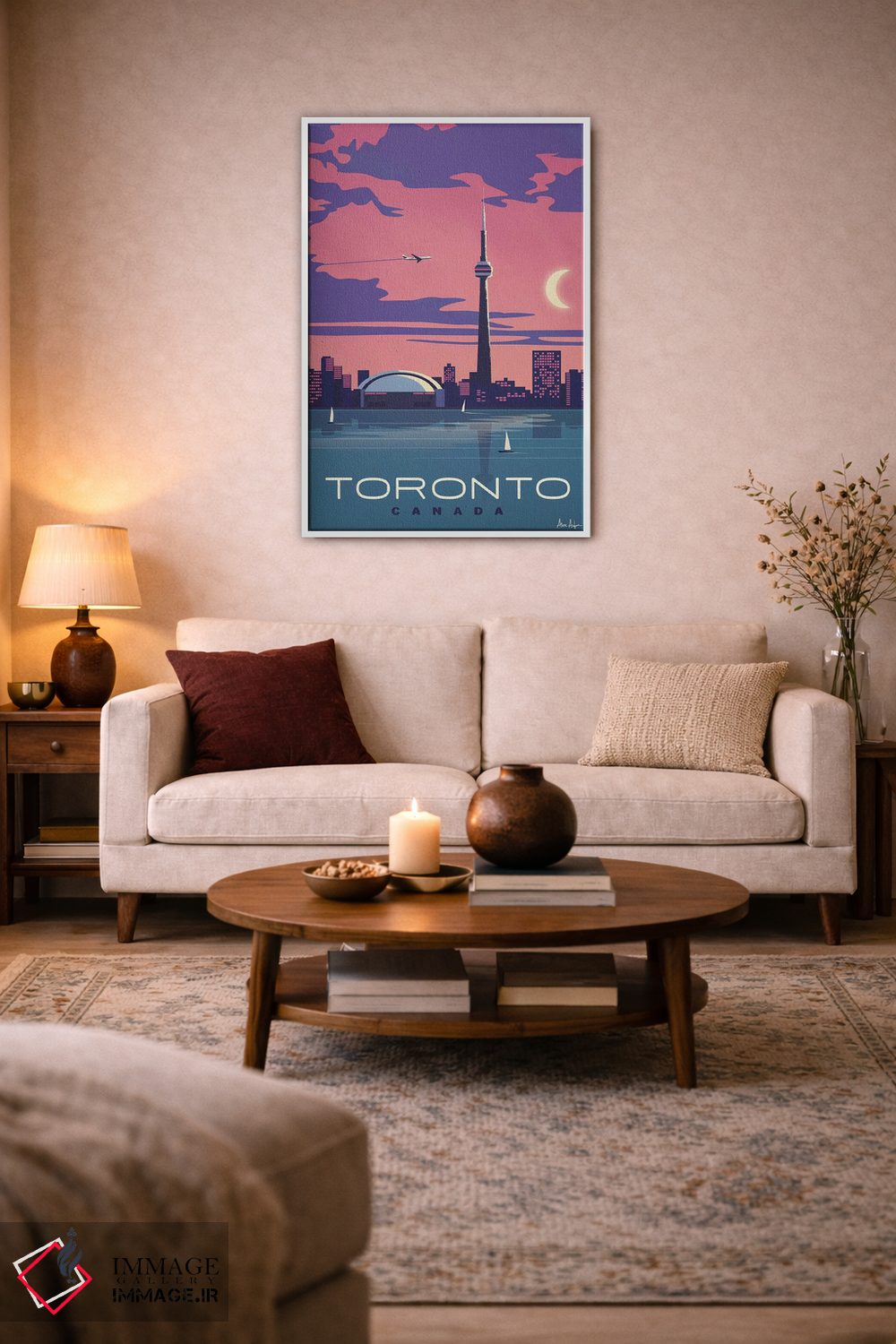 تابلو دکوراتیو تورنتو اثر ایدیااستورم استودیوز - D2W