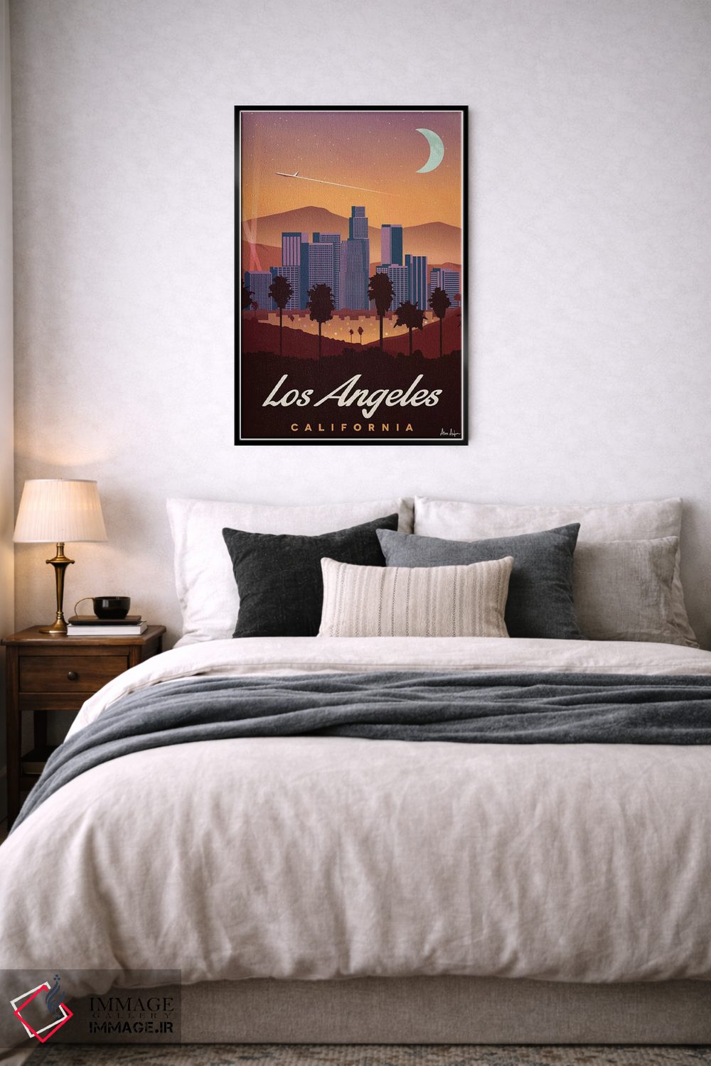 تابلو دکوراتیو لس آنجلس اثر ایدیااستورم استودیوز - D6B