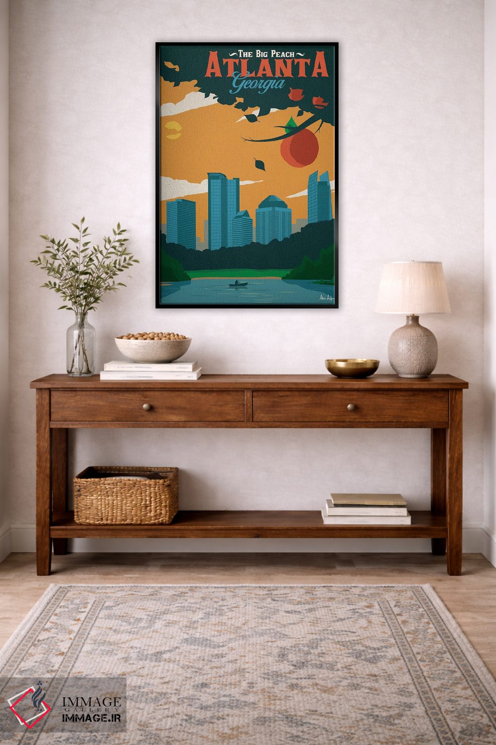 تابلو دکوراتیو آتلانتا اثر ایدیااستورم استودیوز - D4B