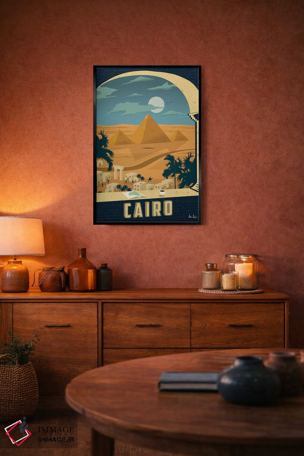 تابلو دکوراتیو قاهره اثر ایدیااستورم استودیوز - D5B
