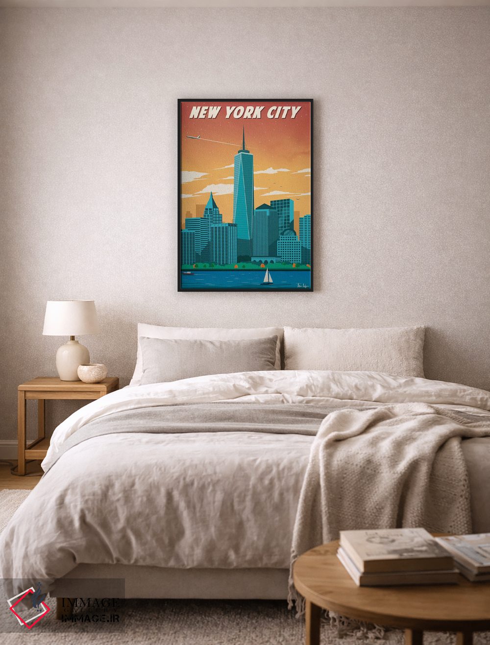 تابلو دکوراتیو نیویورک ۲ اثر ایدیااستورم استودیوز - D6B