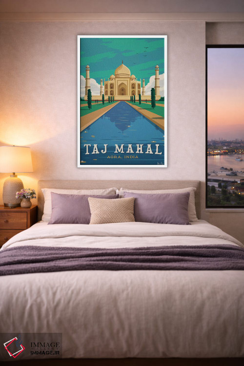 تابلو دکوراتیو تاج محل اثر ایدیااستورم استودیوز - D2W