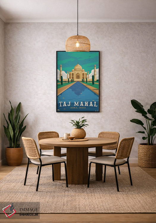 تابلو دکوراتیو تاج محل اثر ایدیااستورم استودیوز - D3B