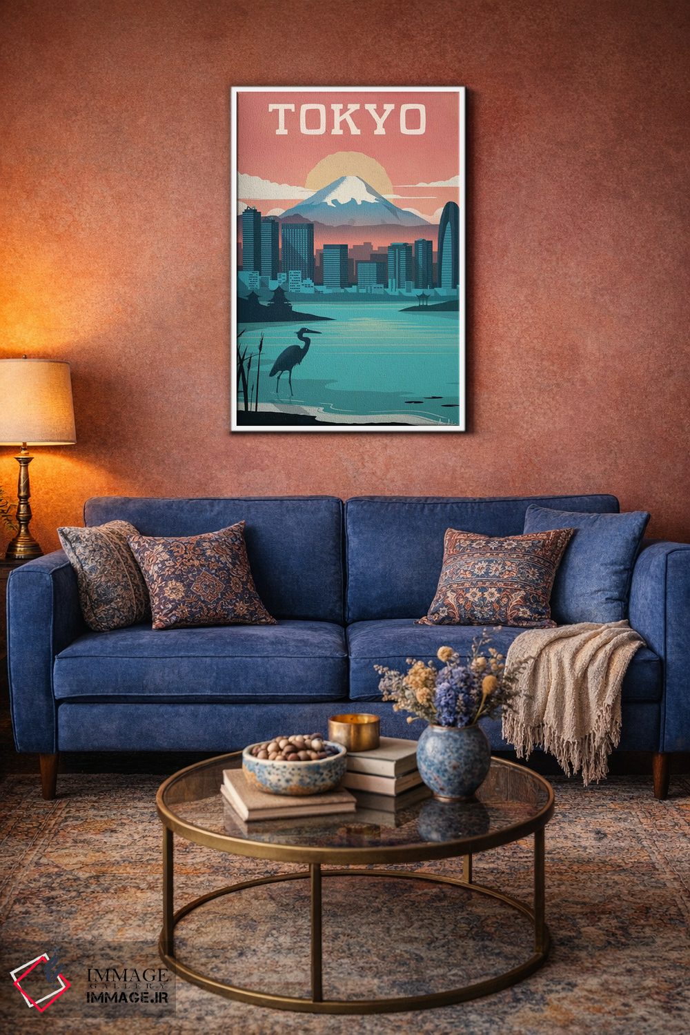 تابلو دکوراتیو توکیو اثر ایدیااستورم استودیوز - D1W
