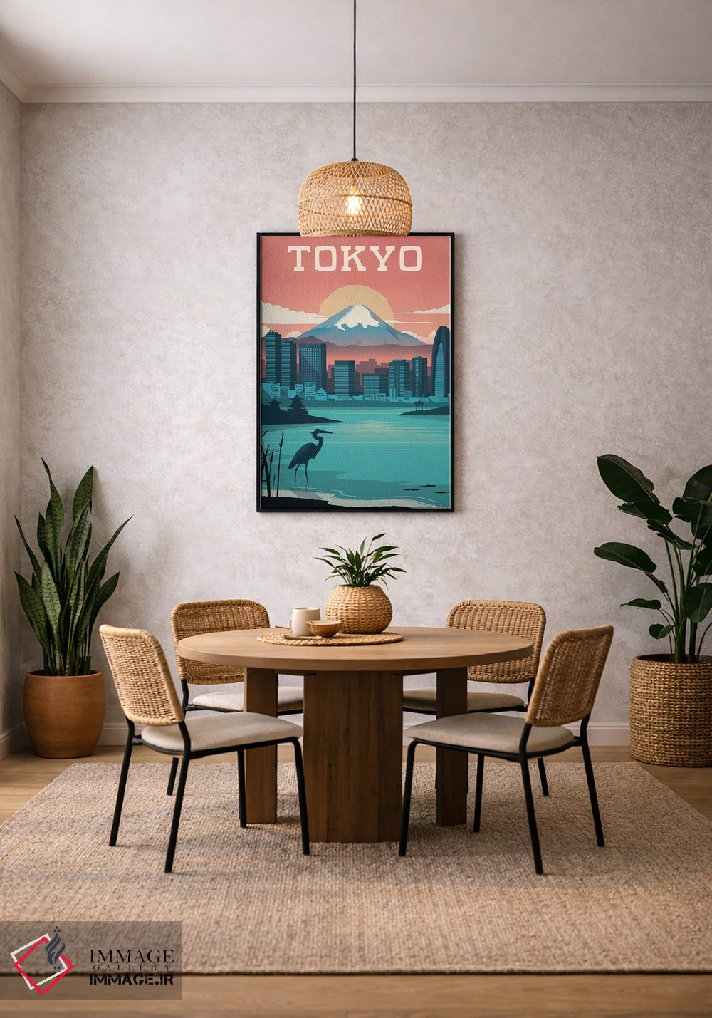 تابلو دکوراتیو توکیو اثر ایدیااستورم استودیوز - D3B
