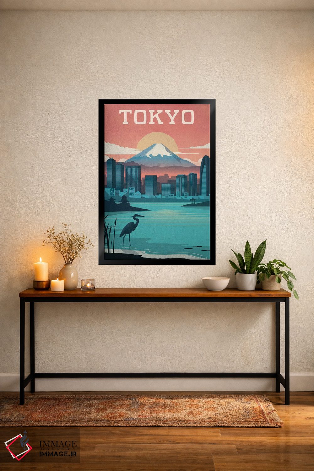 تابلو دکوراتیو توکیو اثر ایدیااستورم استودیوز - D4B